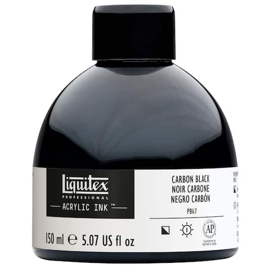 Liquitex&#xAE; Carbon Black Professional Acrylic INK!, 5.1oz